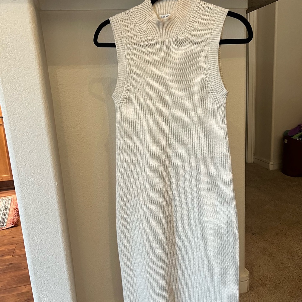 NWOT Babaton Merino Wool Knit Dress